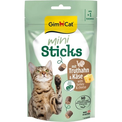 GimCat MiniSticks Morka a syr 50 g
