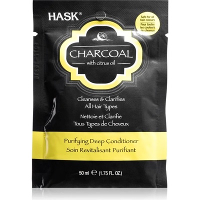 HASK Charcoal with Citrus Oil дълбоко подхранващ балсам за възобновяване на скалпа 50ml