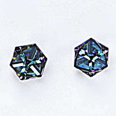 Čištín Swarovski krystal bermuda blue s krystaly NŠ 1230