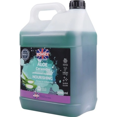 Ronney Professional Shampoo Nourishing Aloe Ceramides Šampon s aloe a ceramidy 5000 ml