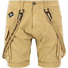 Alpha Industries Utility Short Sand pánske šortky hnedá piesková