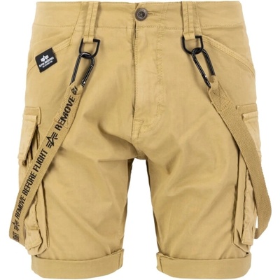 Alpha Industries Utility Short Sand pánske šortky hnedá piesková