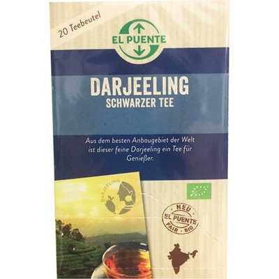 El Puente Bio čierny čaj Darjeeling 20 x 1,8 g
