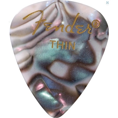 Fender Premium Celluloid Picks, 351 Shape - trsátka (více variant) Fender Premium Celluloid Picks, 351 Shape: Abalone / Thin