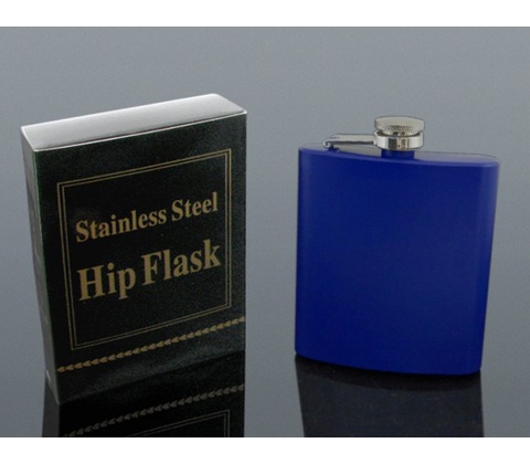 Ploskačka modrá 6Oz. 180 ml