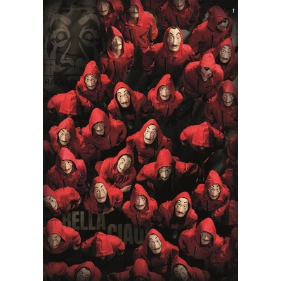 Clementoni Netflix Papírový dům Maskovaní 1000 dielov