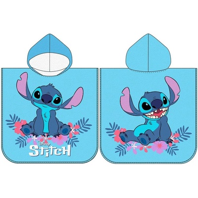 TipTrade dětské pončo 55 x 110 cm Lilo a Stitch roztomilý mimozemšťan
