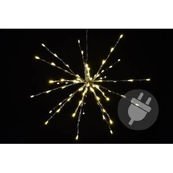 Vánoční světelná hvězda k zavěšení venkovní vnitřní, 80 LED diod