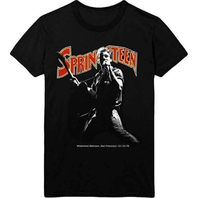 Bruce Springsteen Winterland Ballroom Singing Black L Риза (SPRINGTS05MB03)