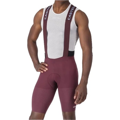 Castelli Мъжки клин за колоездене Castelli Premio Evo Bibshort Cycling bottoms - Deep Bordeaux / Winter Sky (055-3092-0314)