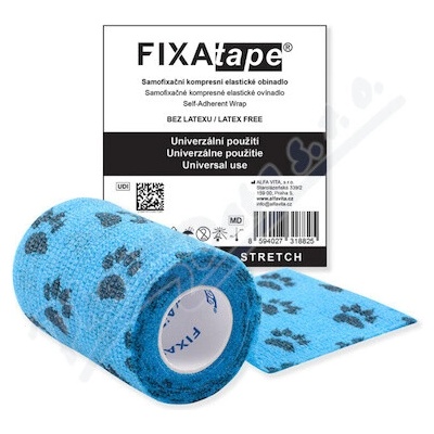 FIXAtape STRETCH samofix.obi.7.5x450cm mod.tlapky