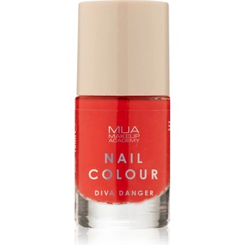 MUA Make Up Academy Nail Colour лак за нокти цвят Diva Danger 10ml