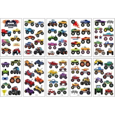 Rocolo Design Dočasné tetování Monster Trucks 11,5 x 8 cm 12 variant