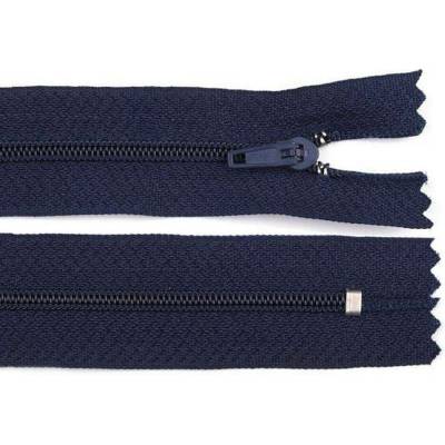 Spirálový zip No 3 délka 30 cm pinlock Varianta: 330 modrá tmavá, Balení: 1 ks