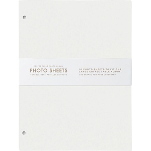 Printworks Листи за фотоалбум L 21 x 28 см, 10 бр. , бял, Printworks (PRPW00612)