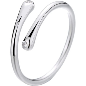 Silenti Jewelry Сребърен пръстен "Симплистика" - 7 - 54.5мм (17.2мм диам. )