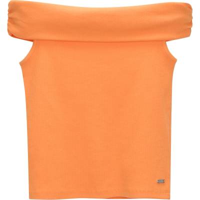 Pull&Bear Топ оранжево, размер XS