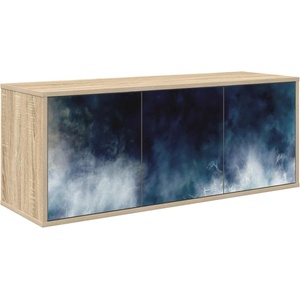 vidaXL Стенен телевизионен шкаф RAALTE 102 x 33 x 40 см Дъб сонома (8007155)