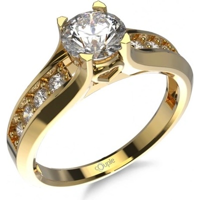 Couple zásnubní prsten Rochelle žluté zlato a zirkony 5210504 0 1