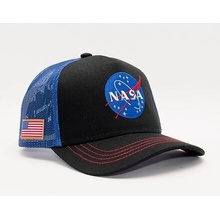 Capslab NASA A-Frame Trucker CL/NASA/1/NAS4 Black Royal Blue