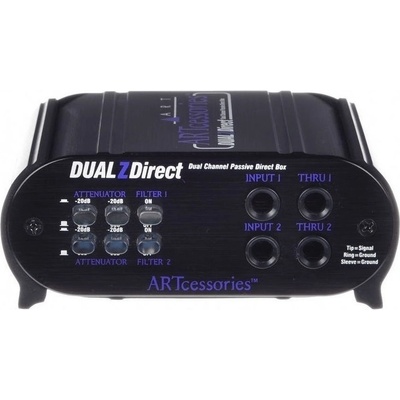ART Pro Audio DUALZDIRECT pasívny dvojkánalový DI-box