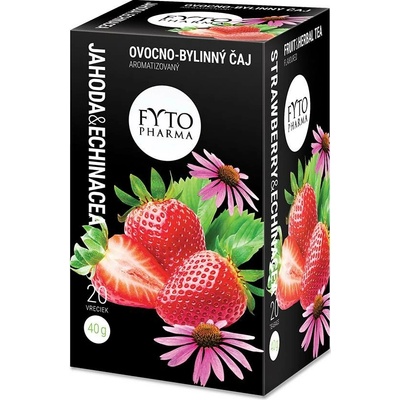 Fytopharma jahoda a echinacea čaj 20 x 2 g