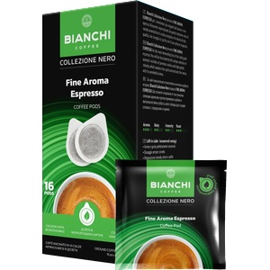 Bianchi Кафе дози Bianchi Collezione Nero Fine Aroma Espresso E. S. E. , 16 бр