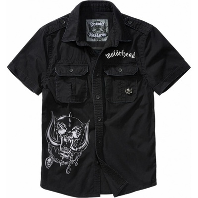 Brandit Motörhead pánska košeľa krátký rukáv 61015 black