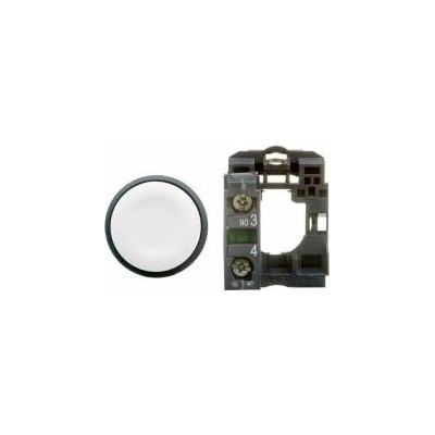 Schneider Electric Control button 22mm white 1Z with self-return XB5AA11