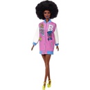 Panenky Barbie Barbie Modelka v letterman bundě