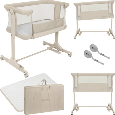 Lionelo Postýlka Pari 3v1 Beige Cream