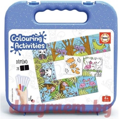 Educa Домино за оцветяване educa 18071 - 28 части (edu18071)