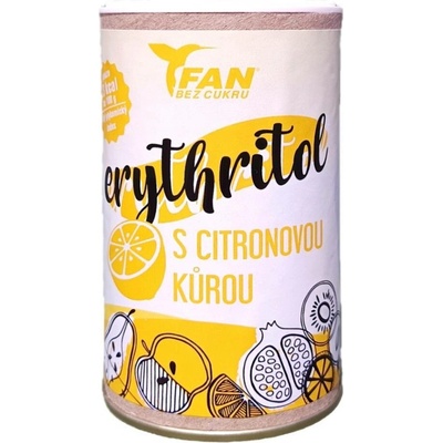 FAN sladidla Erythritol s citronovou kůrou 150 g