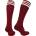 ATAK Sports Юношески чорапи ATAK Sports ATAK Bars Socks Junior - Maroon/White