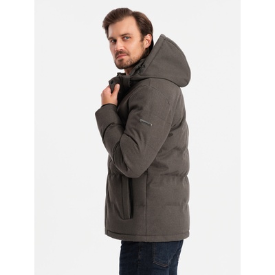 Ombre Clothing Мъжко яке с качулка Ombre Облекло Ombre Clothing | Zelen | МЪЖЕ | S