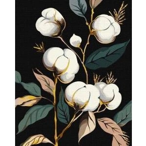 Ideyka Painting by numbers - Snieznobiala cotton 40x50