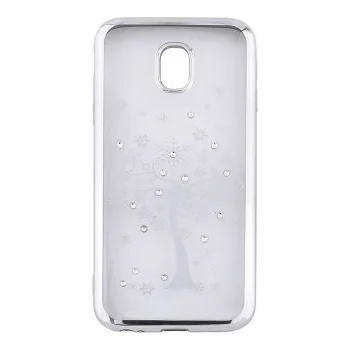 Image 1 of Huawei Силиконов калъф кейс за Huawei Y6 2017 / Y5 2017 Beeyo Diamond Tree silver