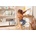 KinderKraft Детско столче за хранене 3в1 , дървено/бели крака KinderKraft ENOCK