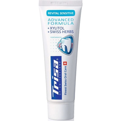 Trisa Паста за зъби Revital Sensitive, Xylitol, 75 ml