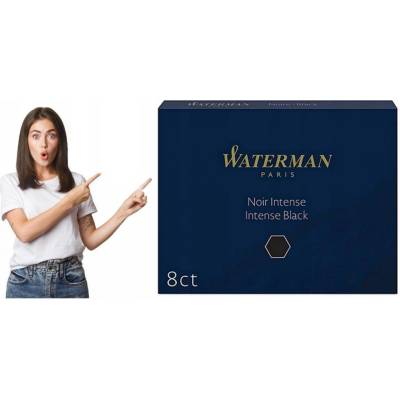 Waterman 1507/7520010 Atramentové bombičky 8ks čierne