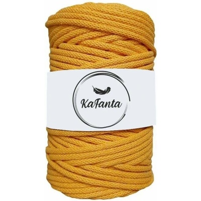 Bavlnená šnúra KaFanta 5 mm - žltá
