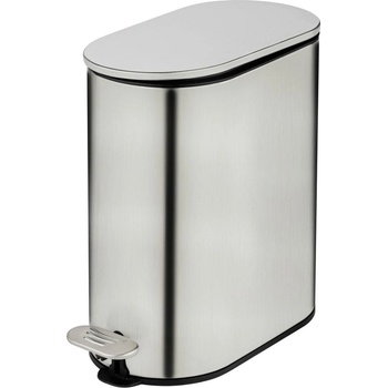WENKO Кошче за боклук с педал от неръждаема стомана в матово сребрист цвят 5 l Collungo - Wenko (26299100)