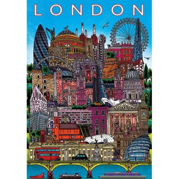 Gibsons - Puzzle London Cityscape - 500 piese