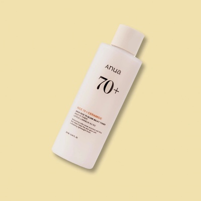 Anua Rice 70 Glow Milky Toner rozjasňující pleťový toner s rýžovým extraktem 250 ml