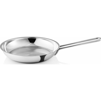 Eva Trio Stainless Steel Nerezová pánev 24 cm, čistá ocel bez povrchové úpravy, pro vysoké teploty, na indukci, do trouby, Eva Solo 313324