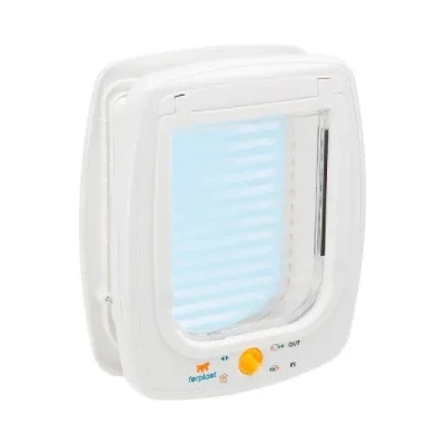 Ferplast Swing 9 - Вратичка за вграждане за котки и кучета с магнит, 26, 2 x 10, 2 x h 31, 2 см. бяла