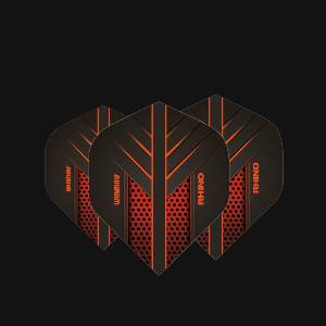 Winmau Пера WINMAU Rhino Players Black & Orange