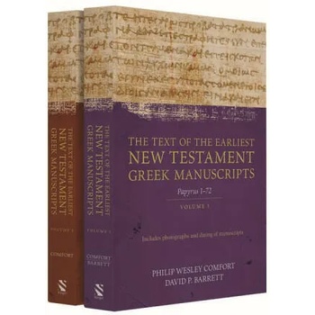The Text of the Earliest New Testament Greek Manuscripts, 2 Volume Set