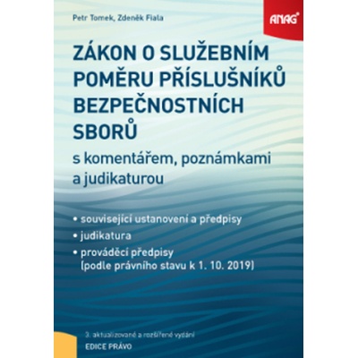Zákon o služebním poměru příslušníků bezpečnostních sborů - Petr Tomek