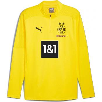 PUMA Тениска с дълъг ръкав Puma BVB Training 1/4 Zip Top with Sponsor 946269-01 Размер L